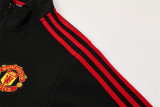 24-25 Manchester United (black) Jacket Adult Sweater tracksuit set