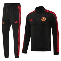 24-25 Manchester United (black) Jacket Adult Sweater tracksuit set