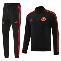 24-25 Manchester United (black) Jacket Adult Sweater tracksuit set