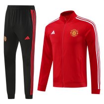 24-25 Manchester United (red) Jacket Adult Sweater tracksuit set