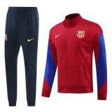 24-25 Barcelona (Jujube Blue) Jacket Adult Sweater tracksuit set