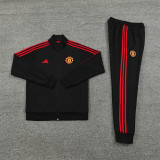 24-25 Manchester United (black) Jacket Adult Sweater tracksuit set