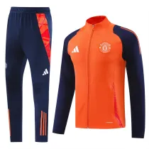 24-25 Manchester United (orange) Jacket Adult Sweater tracksuit set