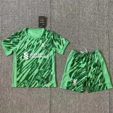 Kids kit 24-25 Liverpool (Goalkeeper) Thailand Quality