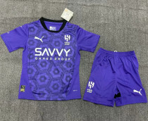 Kids kit 24-25 Al-Hilal Saudi FC Third Away Thailand Quality
