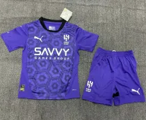 Kids kit 24-25 Al-Hilal Saudi FC Third Away Thailand Quality