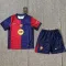 Kids kit 24-25 FC Barcelona home Thailand Quality