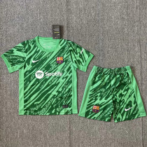 Kids kit 24-25 FC Barcelona (Goalkeeper) Thailand Quality
