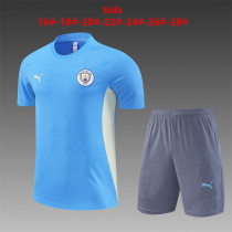 Kids kit 24-25 Manchester City (Training clothes) Thailand Quality