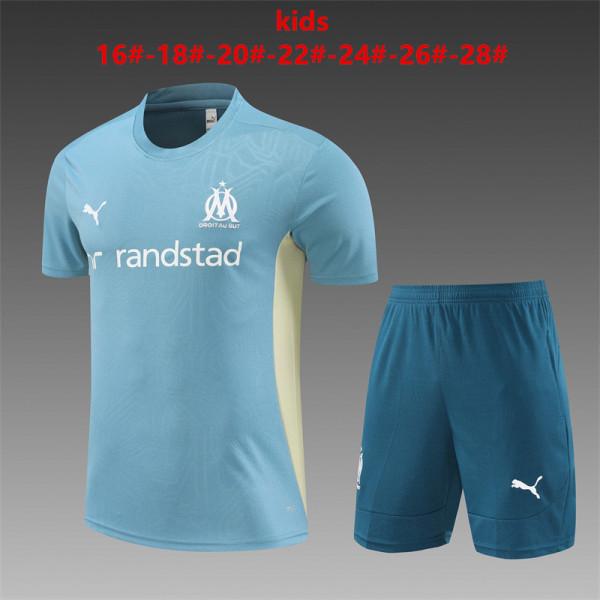 Kids kit 24-25 Marseille (Training clothes) Thailand Quality