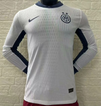 Long sleeve 24-25 Inter milan Away Player Version Thailand Quality