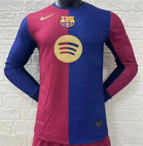 Long sleeve 24-25 FC Barcelona home Player Version Thailand Quality