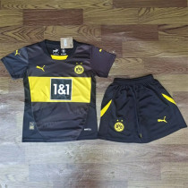 Kids kit 24-25 Borussia Dortmund Away Thailand Quality