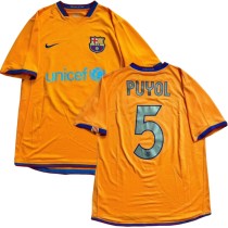06-07 FC Barcelona Away (PUYOL  5#) Retro Jersey Thailand Quality