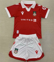 Kids kit 24-25 Wrexham home Thailand Quality