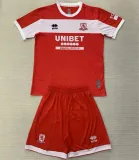 24-25 Middlesbrough home Set.Jersey & Short High Quality