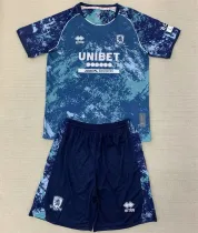 24-25 Middlesbrough Third Away Set.Jersey & Short High Quality