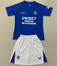 24-25 Rangers home Set.Jersey & Short High Quality
