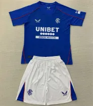 24-25 Rangers home Set.Jersey & Short High Quality
