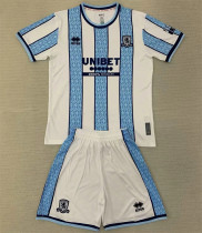 24-25 Middlesbrough Away Set.Jersey & Short High Quality