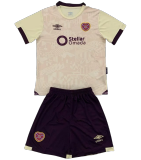 24-25 Hearts Away Set.Jersey & Short High Quality