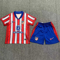 Kids kit 24-25 Atletico Madrid home Thailand Quality