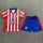 Kids kit 24-25 Atletico Madrid home Thailand Quality