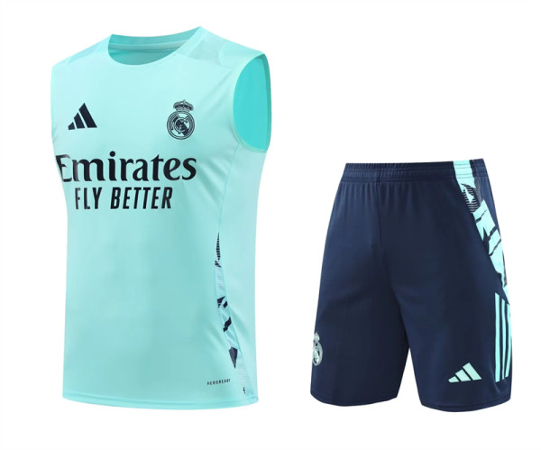 24-25 Real Madrid (vest) Set.Jersey & Short High Quality