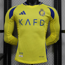 Long sleeve 24-25 Al-Nassr FC home Player Version Thailand Quality