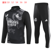 Young 24-25 Real Madrid (black) Sweater tracksuit set