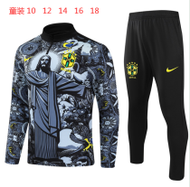 Young 24-25 Brazil (Training clothing) Sweater tracksuit set