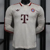 Long sleeve 24-25 Bayern München Third Away Player Version Thailand Quality