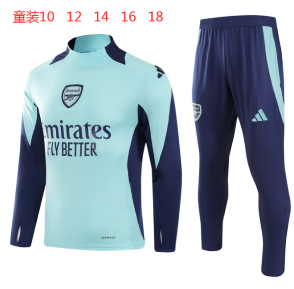 Player Version Young 24-25 Arsenal (blue) Sweater tracksuit set