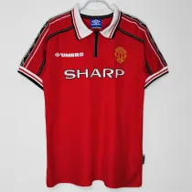98-99 Manchester United home Retro Jersey Thailand Quality