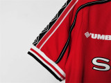98-99 Manchester United home Retro Jersey Thailand Quality