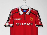 98-99 Manchester United home Retro Jersey Thailand Quality