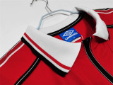 98-99 Manchester United home Retro Jersey Thailand Quality