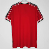 98-99 Manchester United home Retro Jersey Thailand Quality