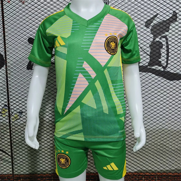 Kids kit 2024 Germany (Goalkeeper) Thailand Quality