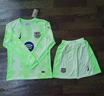 Long sleeve 24-25 FC Barcelona Third Away Set.Jersey & Short High Quality