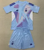 Kids kit 24-25 Nottingham Forest (Goalkeeper) Thailand Quality