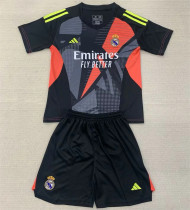 Kids kit 24-25 Real Madrid (Goalkeeper) Thailand Quality