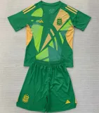 Kids kit 2024 Argentina (Goalkeeper) Thailand Quality