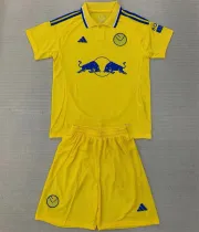 24-25 Leeds United Away Set.Jersey & Short High Quality
