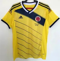 2014 Colombia home Retro Jersey Thailand Quality