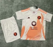 Kids kit 24-25 AS Roma Away Thailand Quality