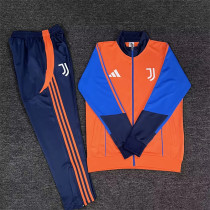 24-25 Juventus FC (Orange Blue) Jacket Adult Sweater tracksuit set