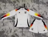 Long sleeve 2024 Germany home Adult Jersey & Short Set Quality