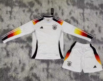 Long sleeve 2024 Germany home Adult Jersey & Short Set Quality