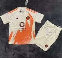 24-25 AS Roma Away Set.Jersey & Short High Quality